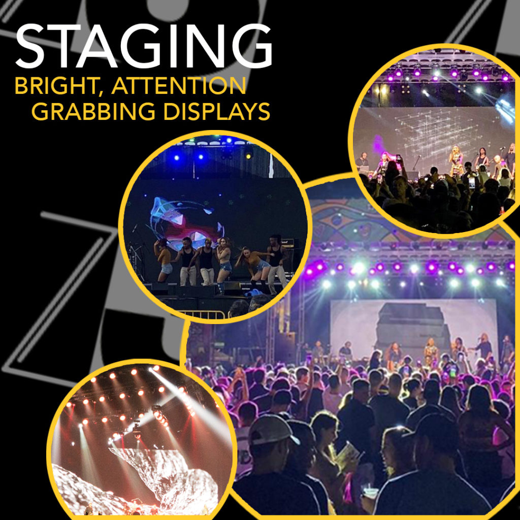 LED panels for Fall Event